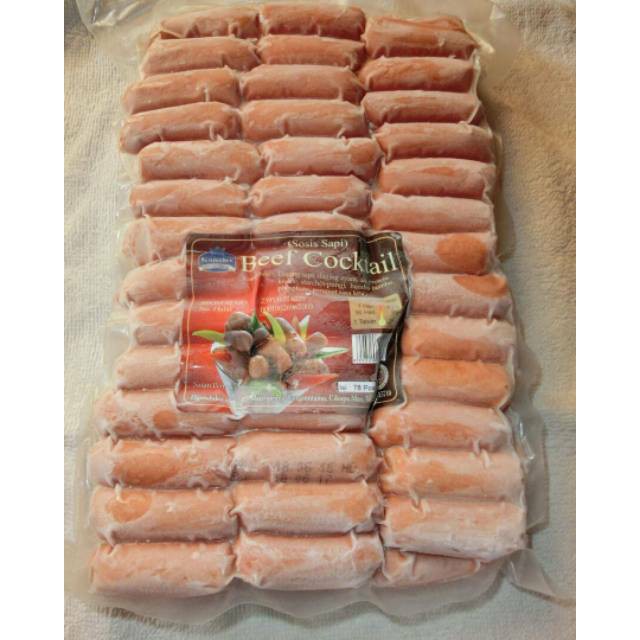 

KANZLER SOSIS SAPI COCKTAIL 1KG PREMIUM SAUSAGE BEEF EXTRA MEETY KANZLER FROZEN FOOD