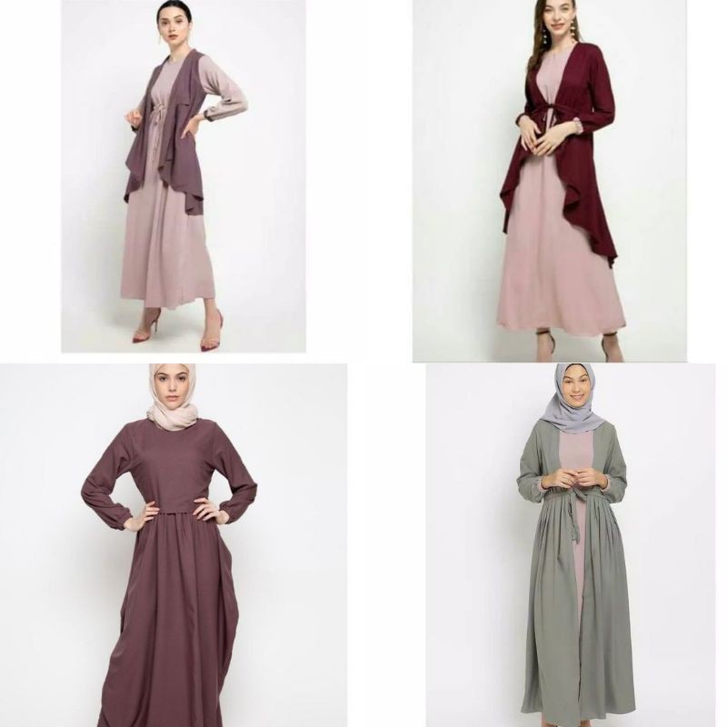 BIG SALE Gamis cantik PURICIA branded matahari