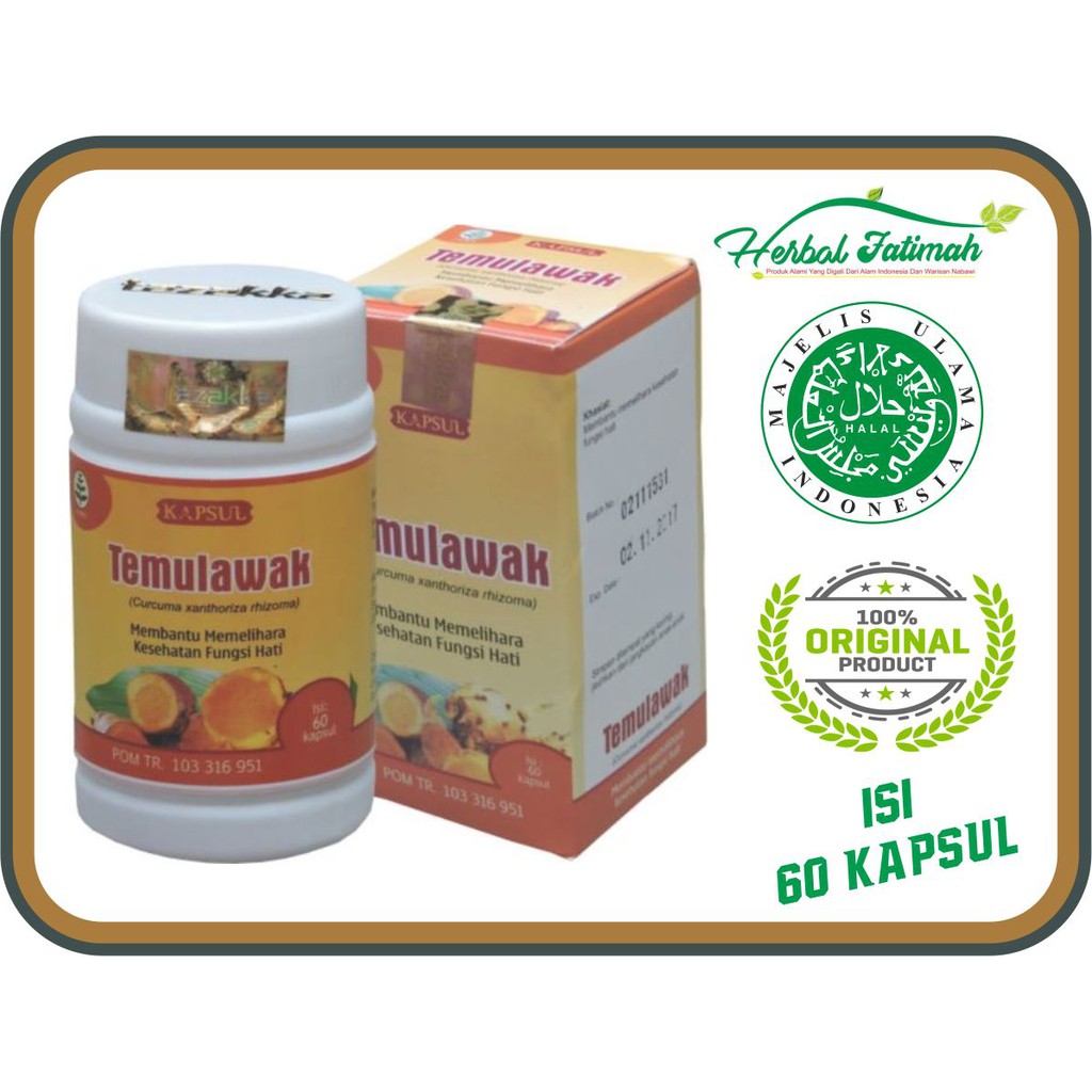 

Herbal Temulawak Tazakka ekstrak rimpang Temulawak (Curcuma xanthoriza rhizoma extract) Original