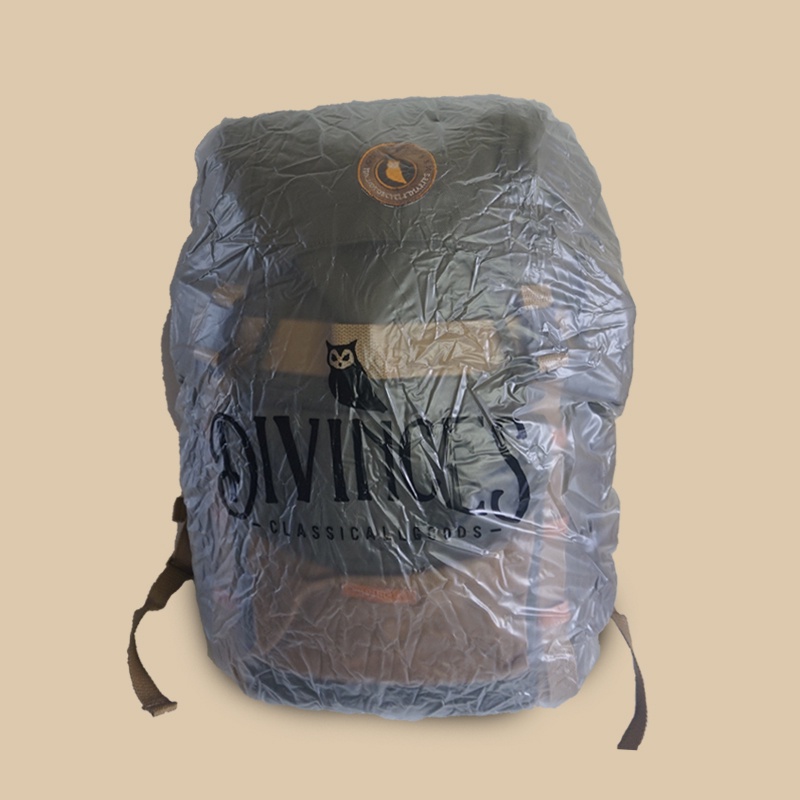 DIVINCES Backpack NGALALANA 1.0 - Tas Ransel Bushcraft Laptop Kanvas BerGARANSI Pria Wanita Kuliah Kerja Sekolah