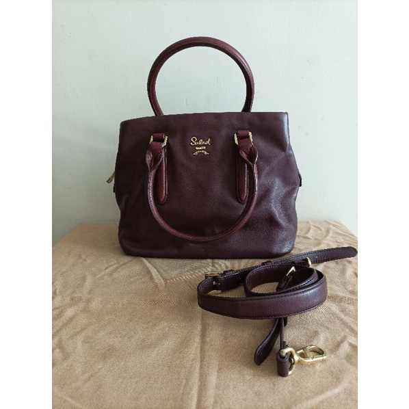 tas salad kulit asli original