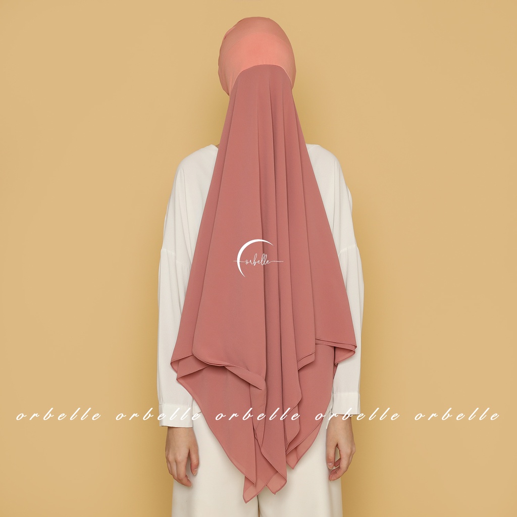 TERMURAH!! HIJAB SEGI EMPAT INSTAN PLUS INNER 2IN1 / SEGIEMPAT INNER 2IN1 CERUTY BABYDOLL 2 LAYER