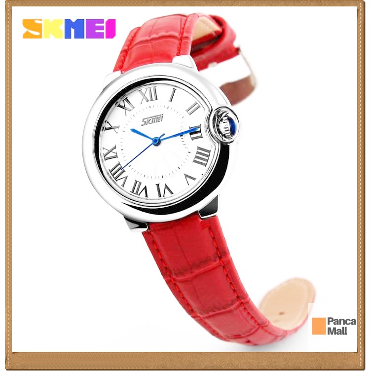 JAM WANITA Jam Tangan Wanita SKMEI 9088 Original Water Resist 30M - Red
