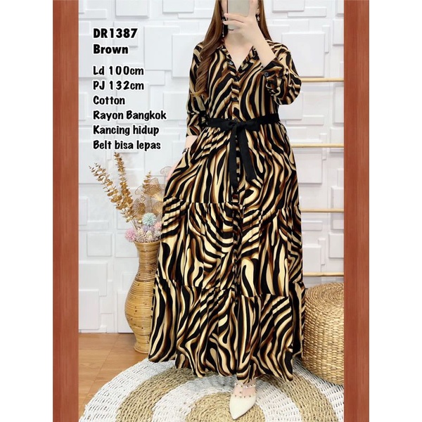 DR1387 Dress Rayon Bangkok