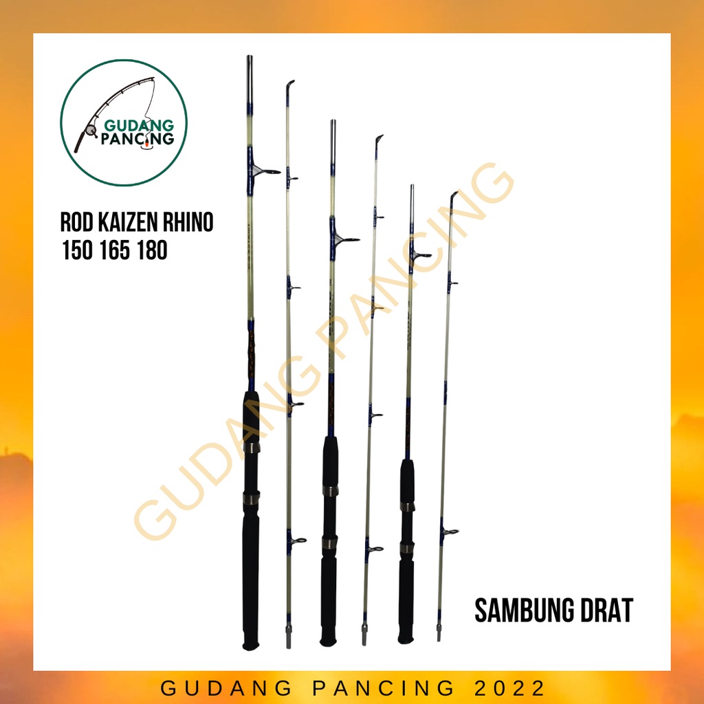 Rod / Joran Pancing Kaizen Rhino 150 165 180 | Sambungan drat