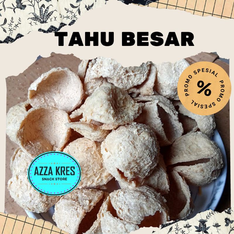 

Kerupuk Tahu Besar Snack Kekinian - Azzakres
