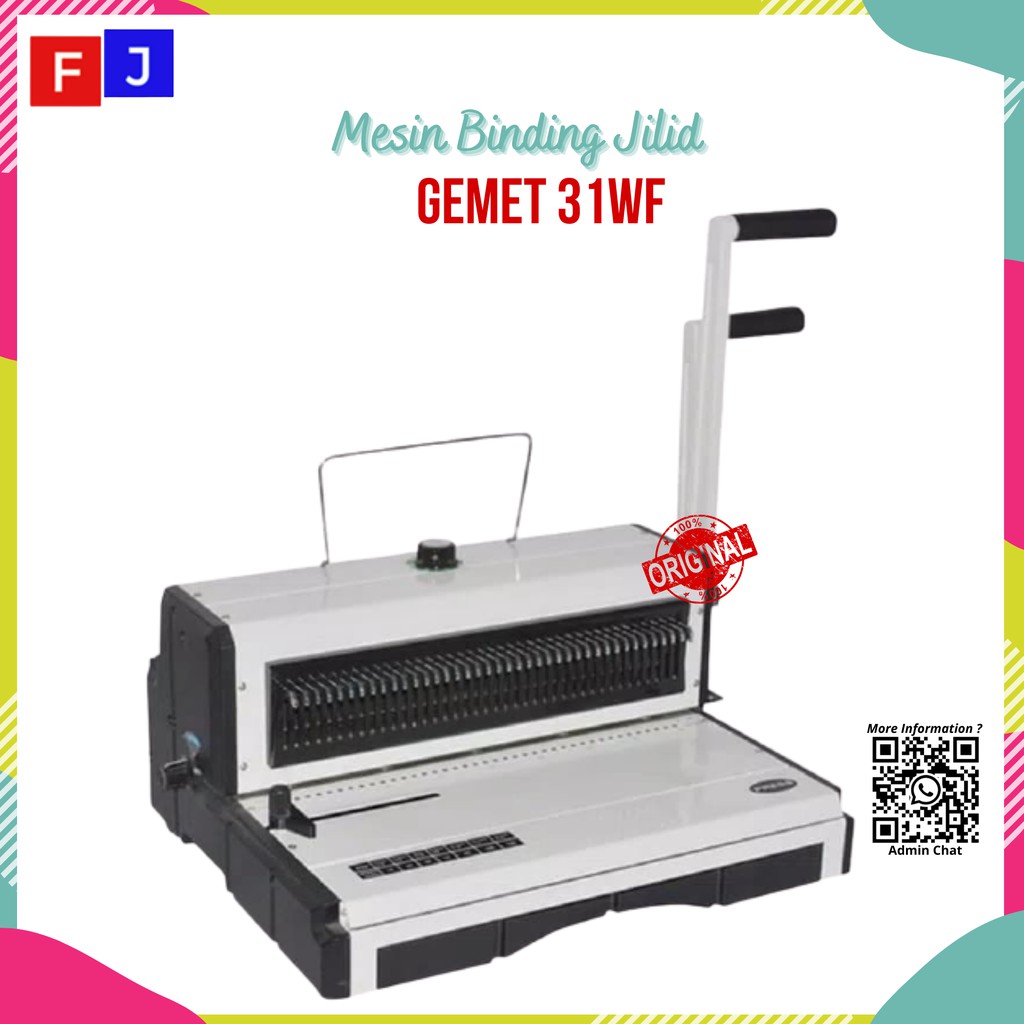 

GEMET 31WF Mesin Binding Jilid