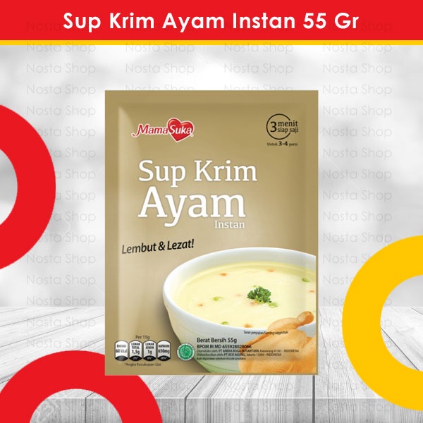 

MamaSuka - Sup Krim Ayam 55 Gr