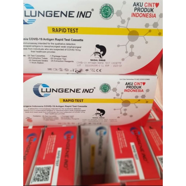 Antigen swab lungene test isi 25