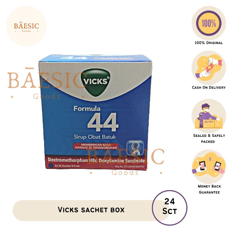 Vicks Sachet Box 24 Sachet.