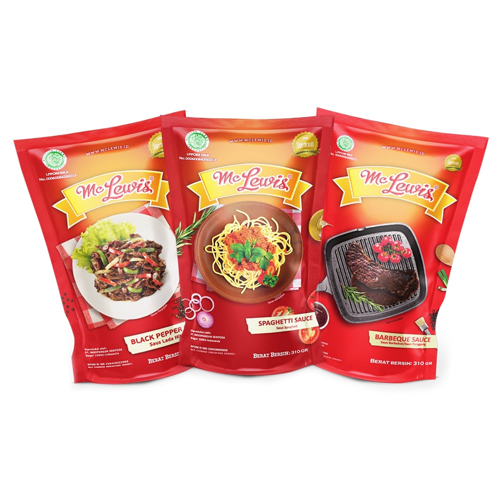 

MC LEWIS BARBEQUE,SPAGHETTI, BLACPEPPER SAUCE 310GR