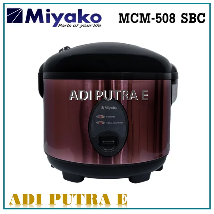 Miyako MCM-508 SBC Rice Cooker Penanak nasi 2 Liter 3in1 MCM-508SBC Magic Com/Magiccom/Magic Com Murah Garansi Resmi 1 Tahun Miyako