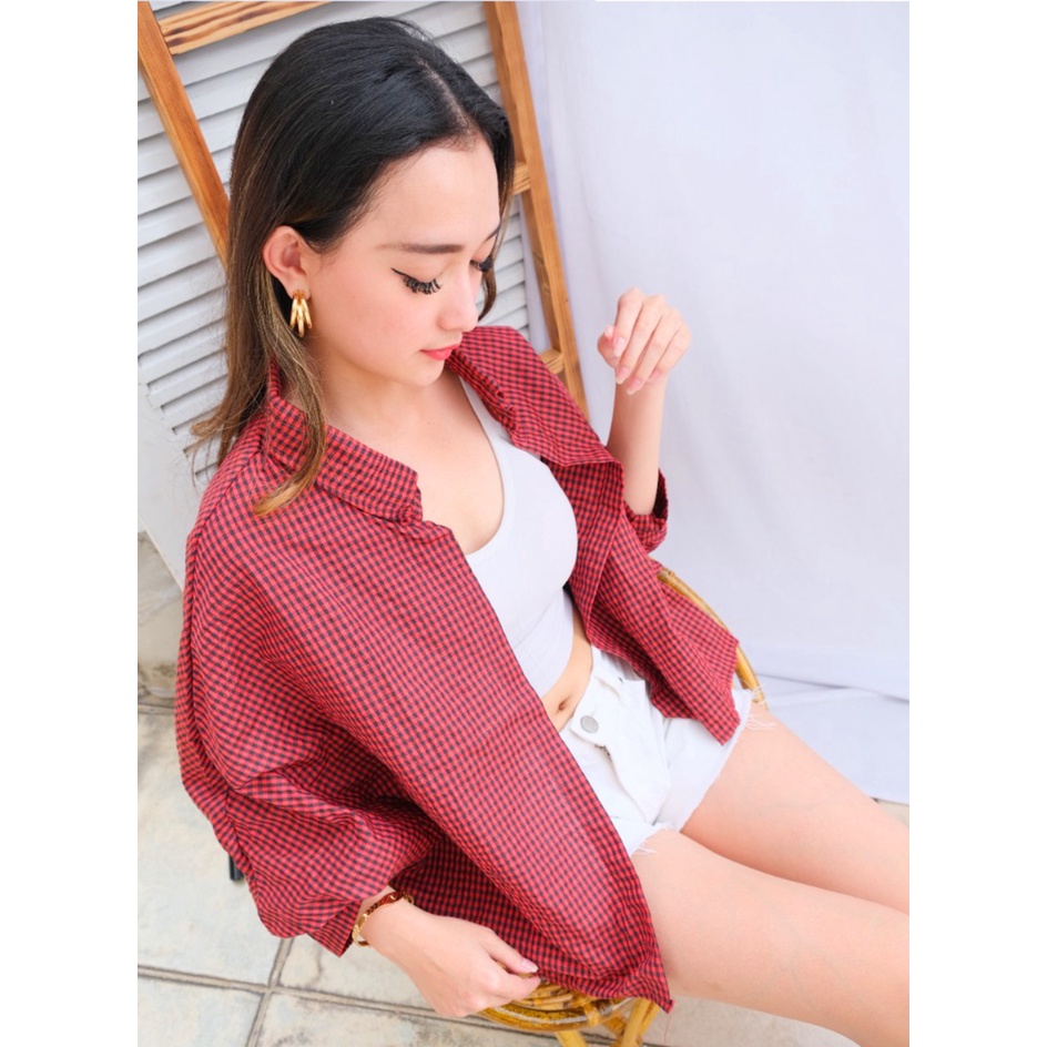 TOPLY SHOP COD Outer Basic Batwing korean / cardi felcia square