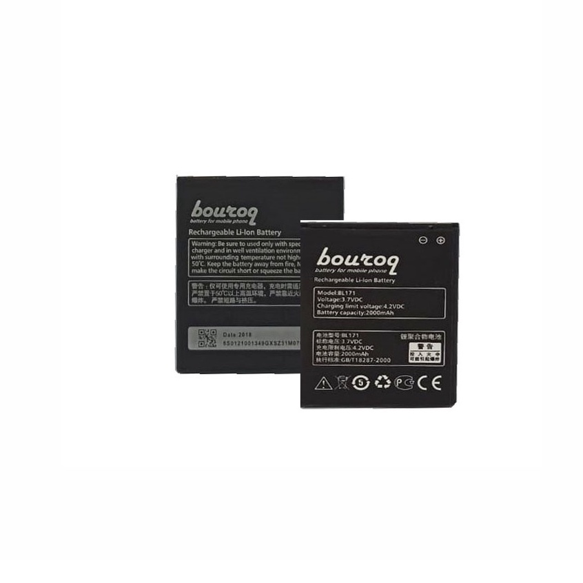 Batterai Lenovo A390 BL 171 Battery Bouroq Double Power IC Protection