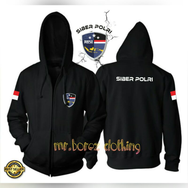 SHOPEE HAUL JAKET SIBER POLRI / SWEATER HOODIE JAKET / BAJU SIBER BARU / BAJU DISTRO / JAKET PREMIUM