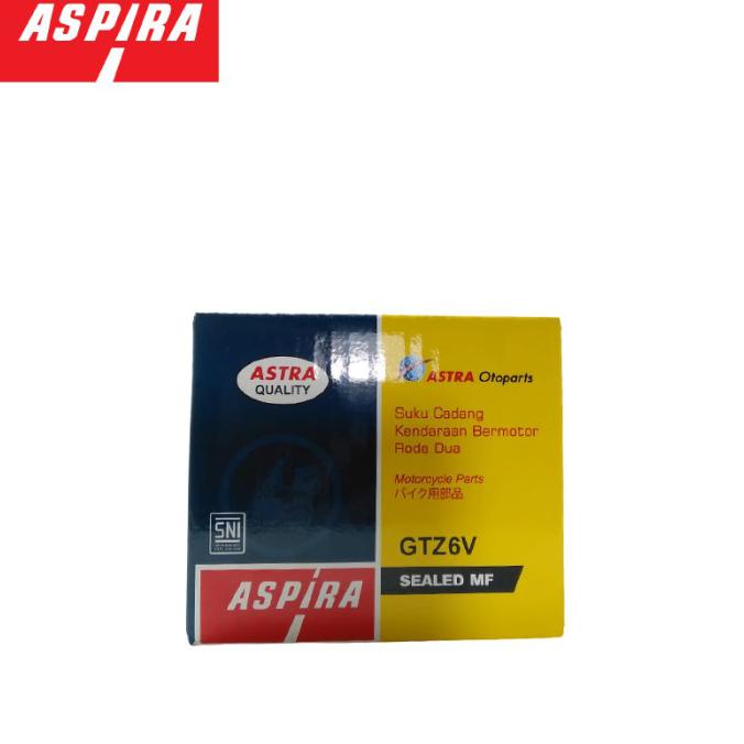 ASPIRA Aki Kering Motor Matic GTZ-6V -terlaris