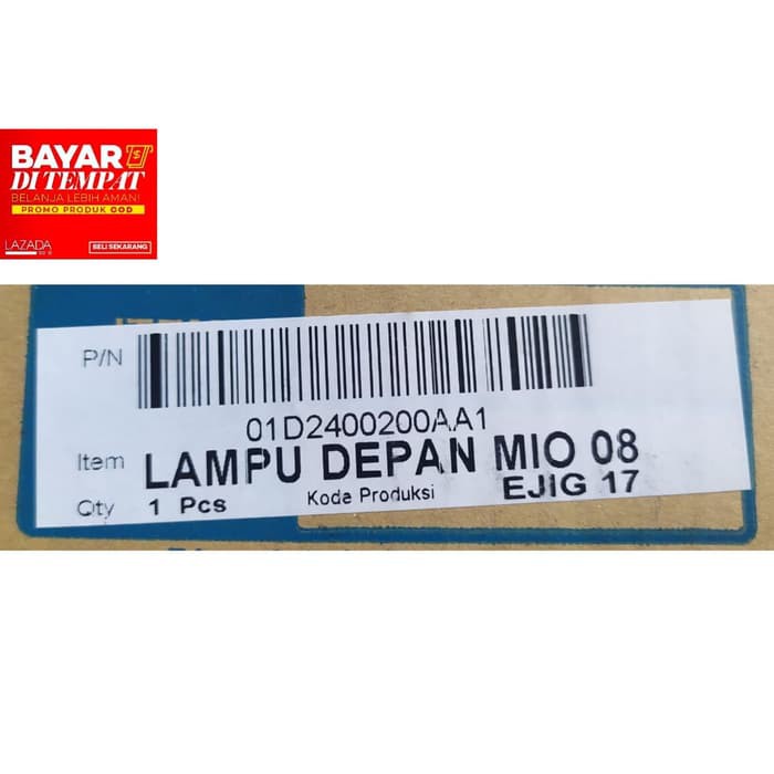 REFLEKTOR LAMPU DEPAN YAMAHA MIO NEW (MIO SMILE) ori