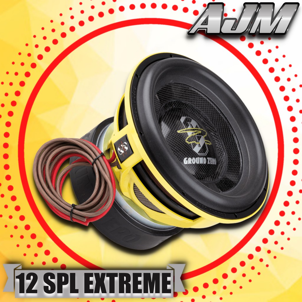 Subwoofer GROUND ZERO PLUTONIUM SERIES GZPW 12 SPL EXTREME