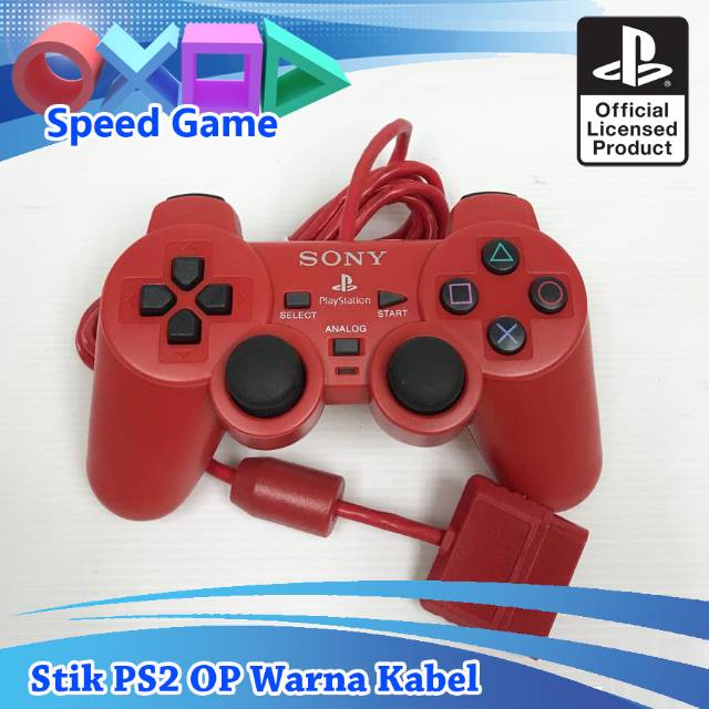 Stik Ps2 Stick PS2 ORI ORIGINAL PABRIK OP Elite Warna