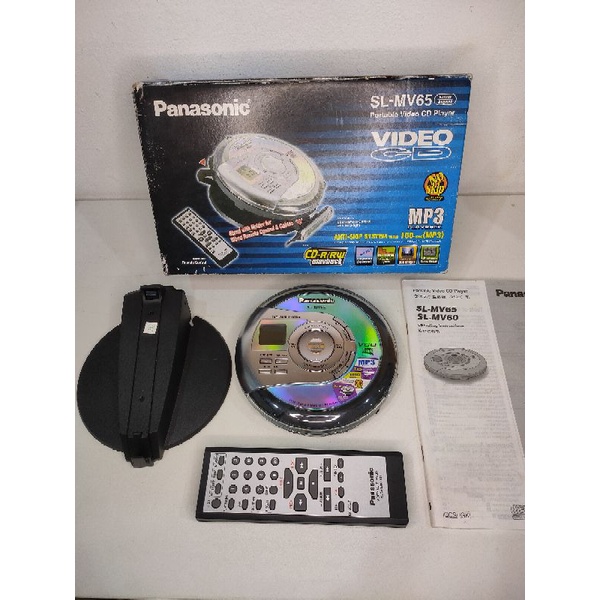 Discman PANASONIC SL-MV65 // Portable Walkman CD VCD player