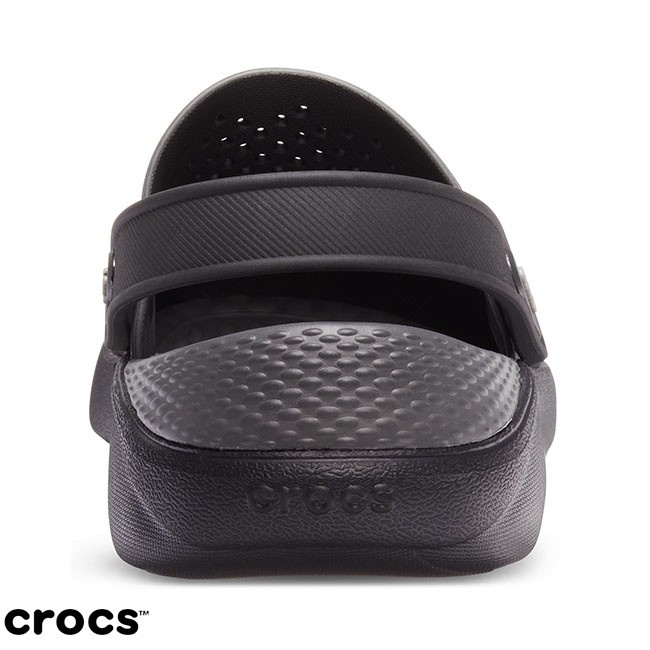 Crocs Literide Clog - Sandal Unisex / Sandal Tahan Air / Sandal Karet / Original - Black Gray 204592-0DD