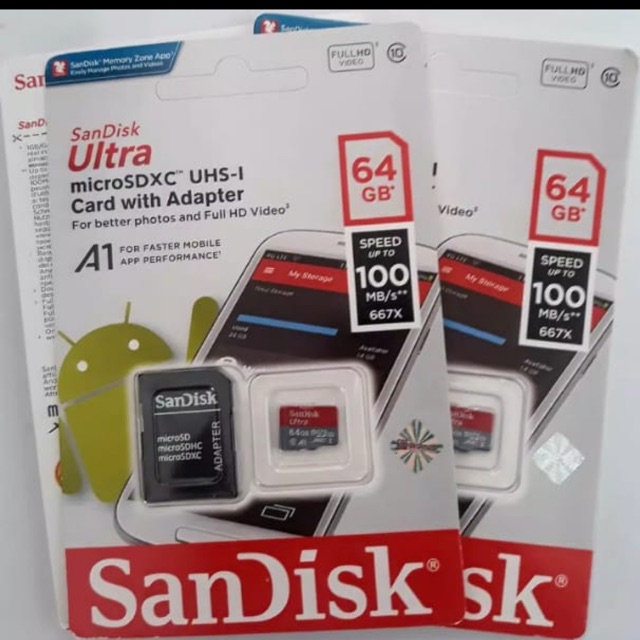 Memori Card 64GB Sandisk