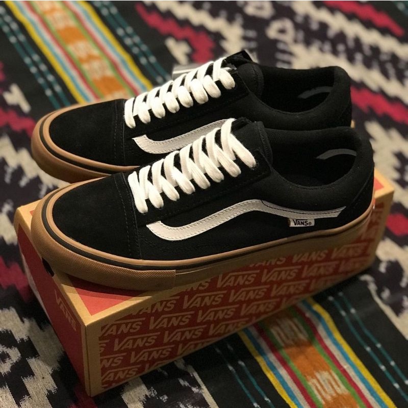 VANS OLDSKOOL PRO BLACK GUM