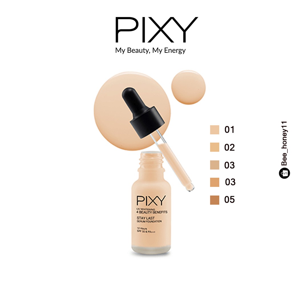 Pixy UV Whitening Stay Last Foundation 17ml