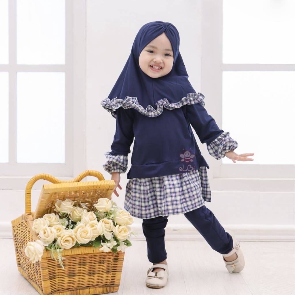 Setelan Muslim Anak Perempuan / Baju Muslim Anak / Baju Gamis Anak Bayi Perempuan