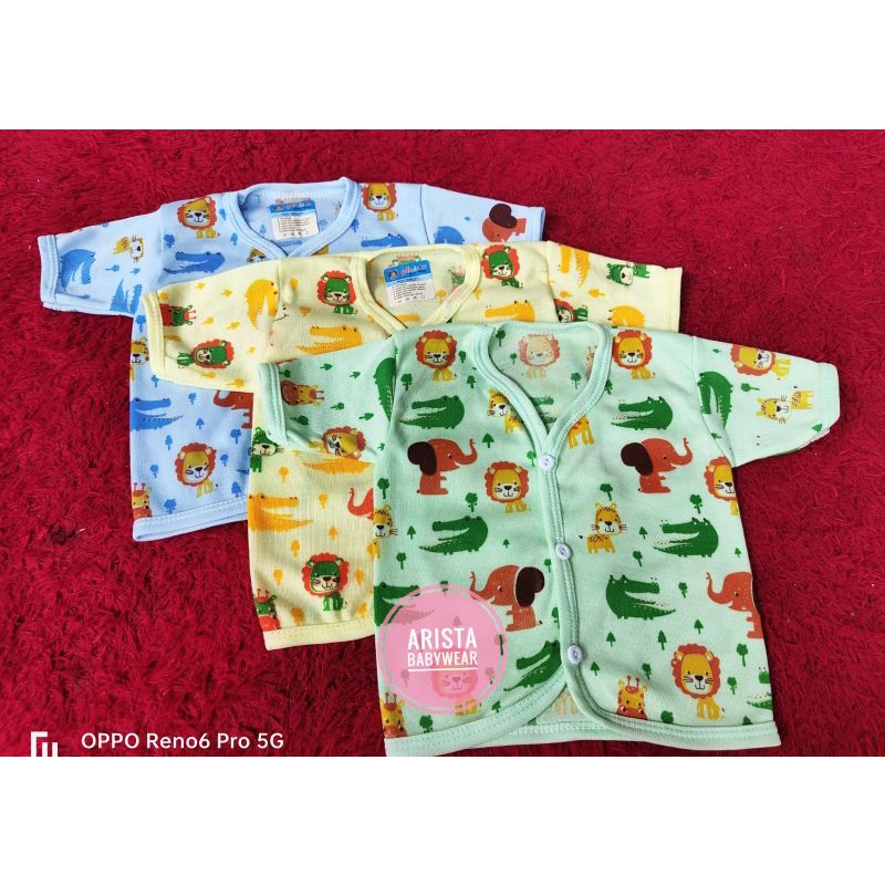 ARISTA BABY - (3pcs) Baju bayi Bis Fullwarna motif ANIMAL
