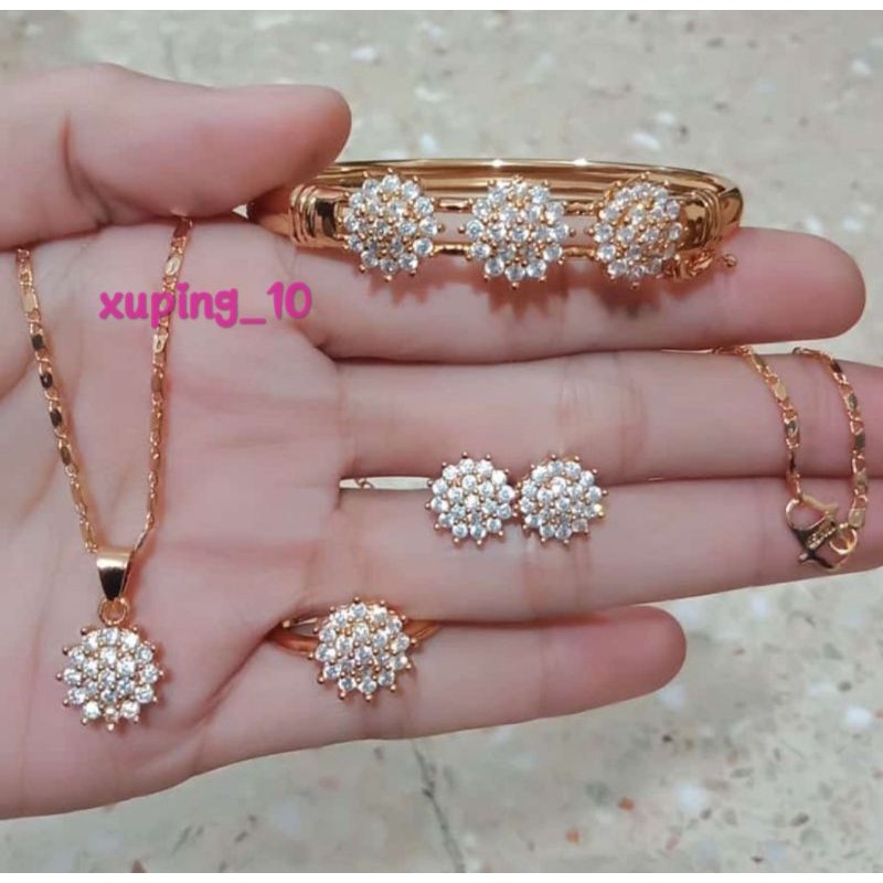 set dewasa bunga terbaru full permata