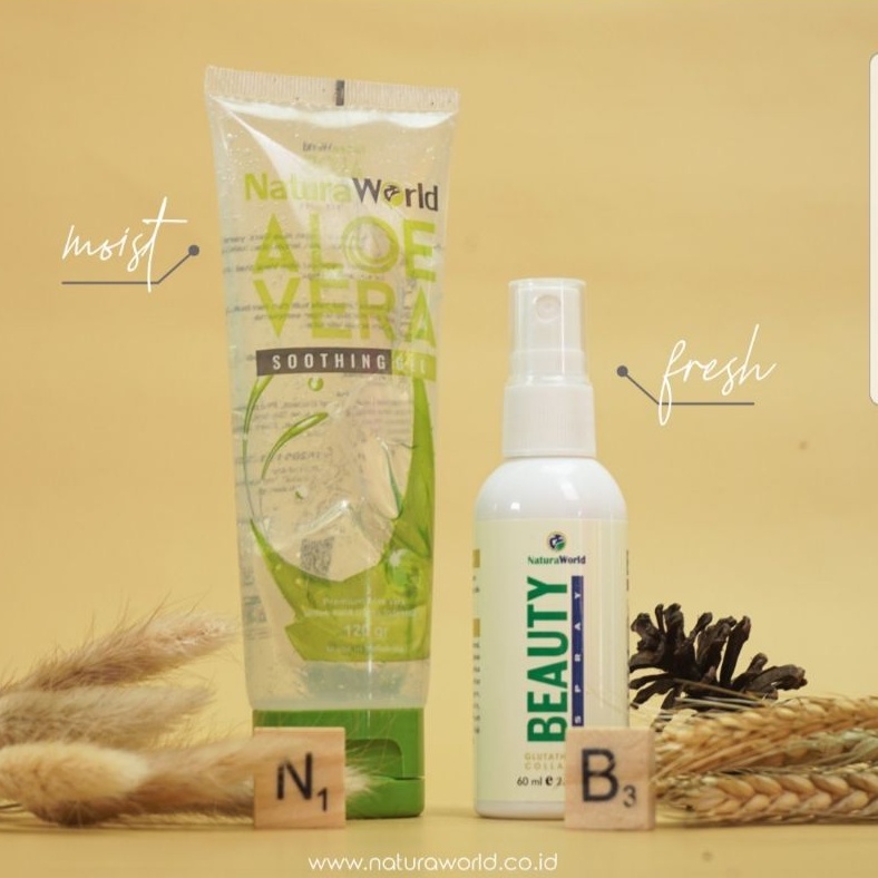 Paket Mix Natura | Natura Beauty Spray | Aloevera Natura World Original