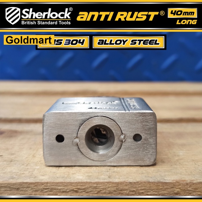 Gembok ANTI RUST 40 mm Panjang Original Sherlock Stainless Steel 304 Anti Karat