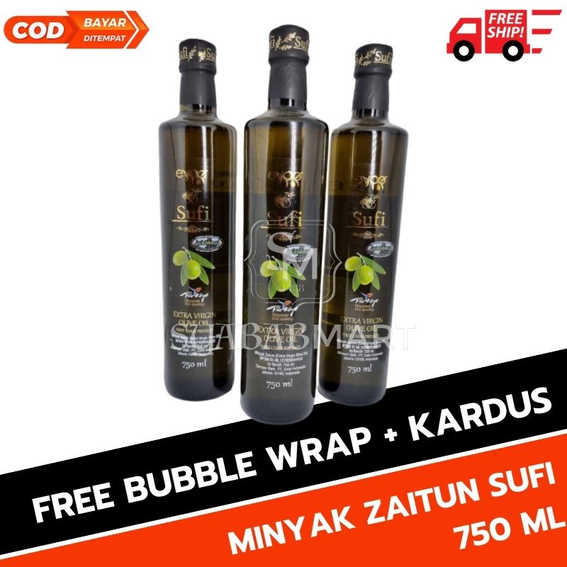 Sufi Extra Virgin Olive Oil 750 ml | Minyak Zaitun Turki Turkey | Minyak | Minyak Zaitun