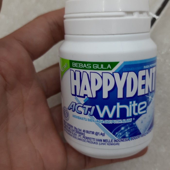 

Permen Happydent Sugar free ActiWhite 56Gr