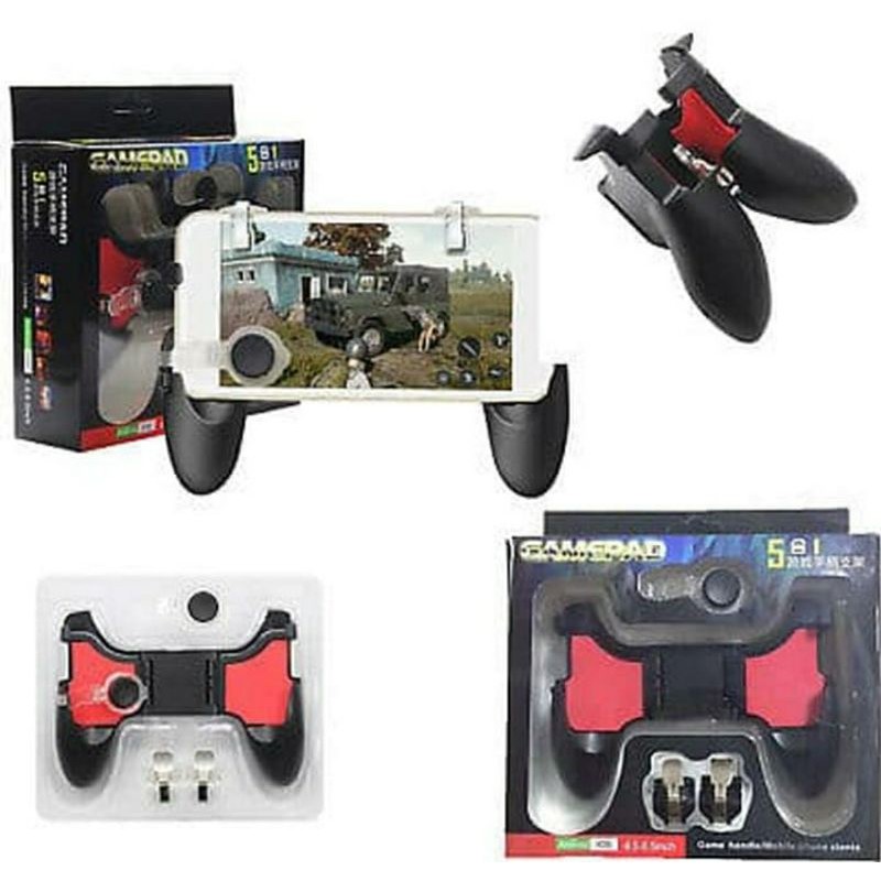 Gamepad 5in1 Joystick Game HP PUBG FF - gamepad portable