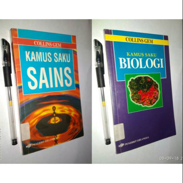 (Original) Paket 2 Kamus: Kamus Saku Sains dan Kamus Saku Biologi - Collins Gem