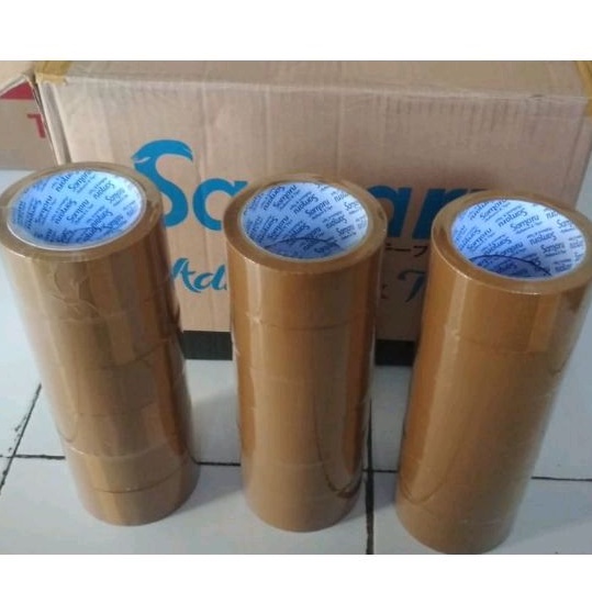 

Lakban Samaru coklat 45x90 yard slop