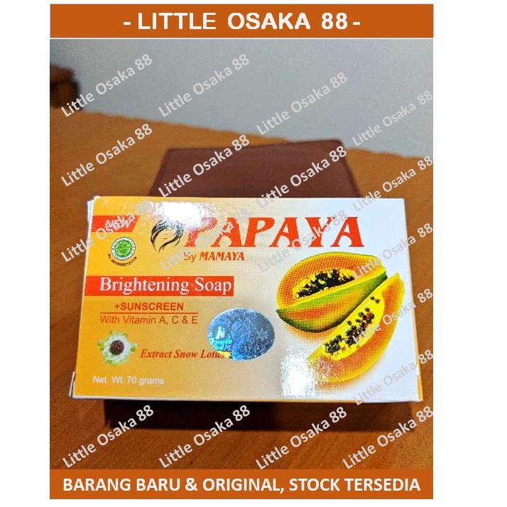 Sabun Papaya by Mamaya 70 gr Original BPOM