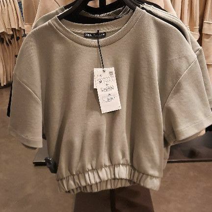 JASTIP ZARA T-SHIRT WANITA CROP
