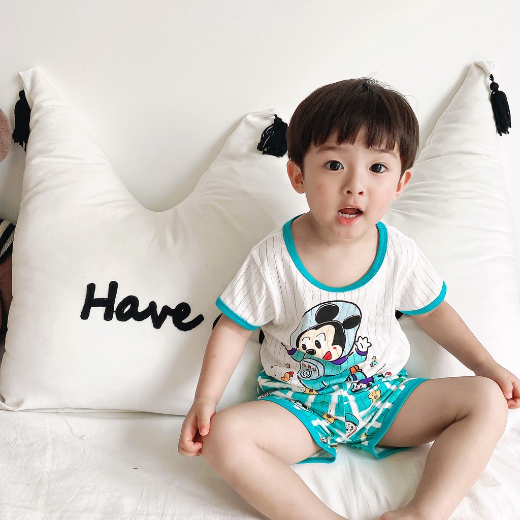 Setelan Anak Celana + Baju lengan pendek | Setelan Baby Motif