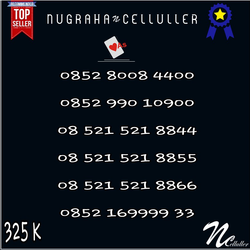 Nomor Cantik Kartu As AABB Kwartet 9999 Ratusan Murah