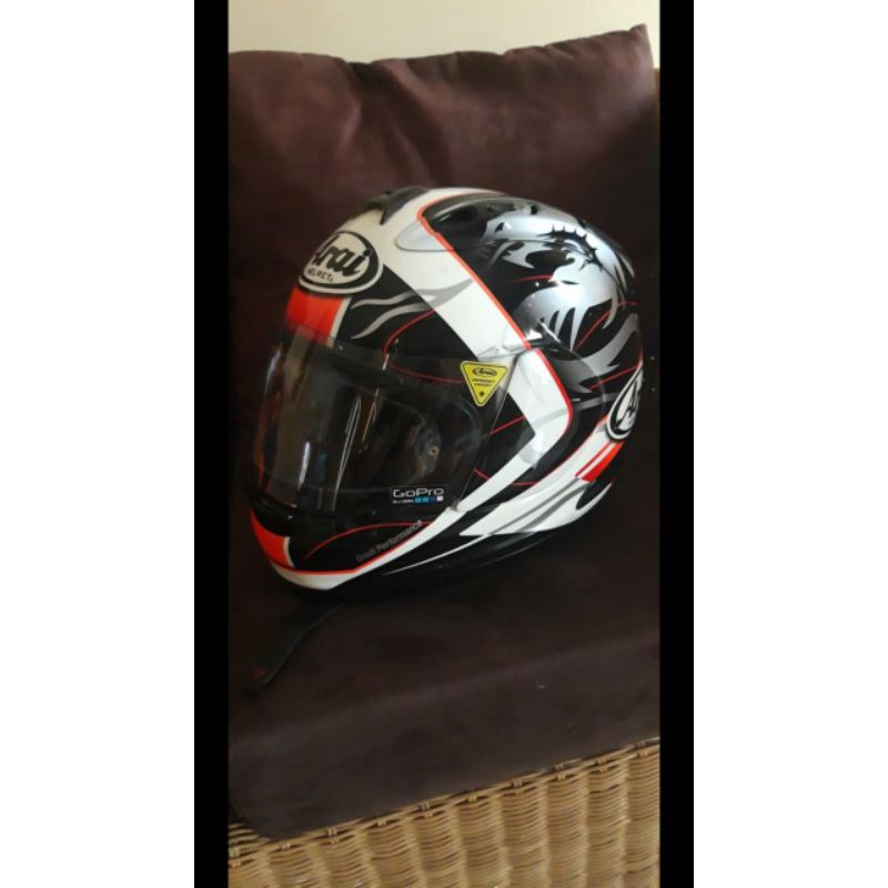 jual helm arai corsair V asli 100% size M. kondisi second 95%