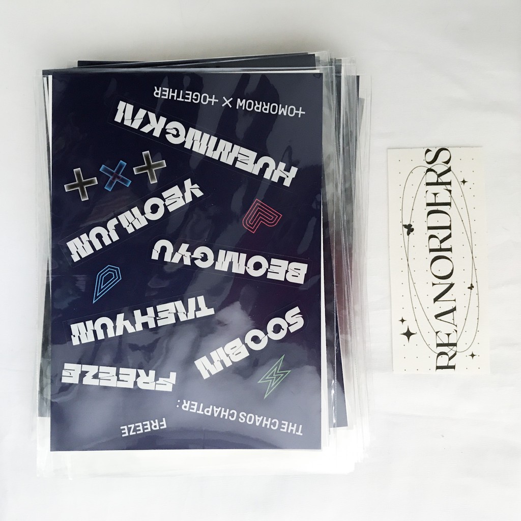 [READY] TXT FREEZE STICKER