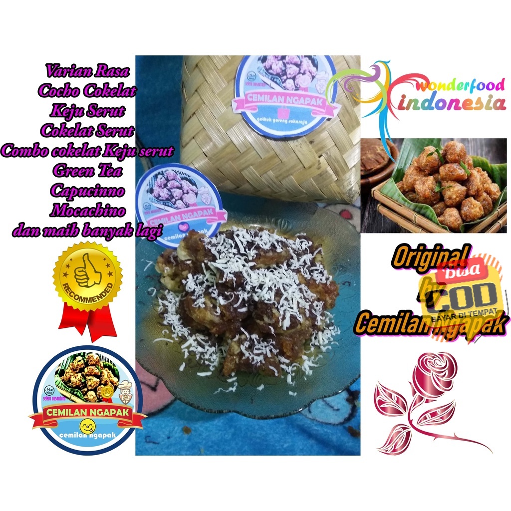 

Virall Gethuk Getuk Goreng sokaraja Milenial Varian Rasa Keju Cokelat dll Original By Cemilan Ngapak