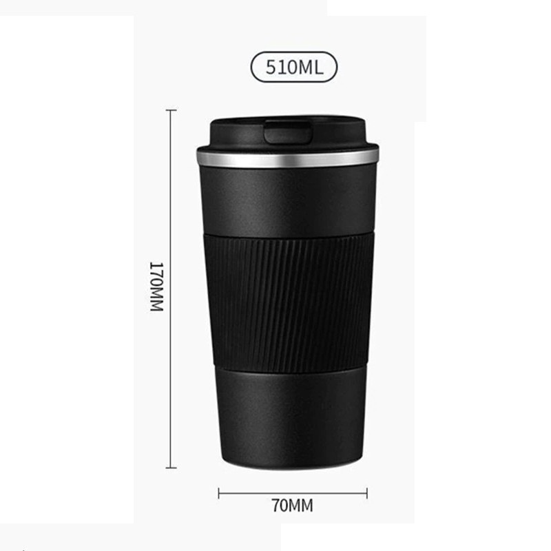 Botol Minum Tumbler Thermos Stainless Steel 510ml - IT-51 - Black