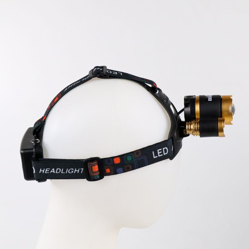 Senter Kepala Taffled 3T6 10000 Lumens Headlamp High Power Cree