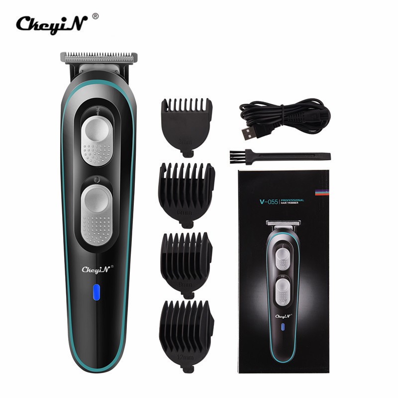 

CkeyiN Alat Cukur Rambut Tanpa Kabel Rechargeable Dengan 4 Sisir Batas Untuk Anak Dan Dewasa Rc410