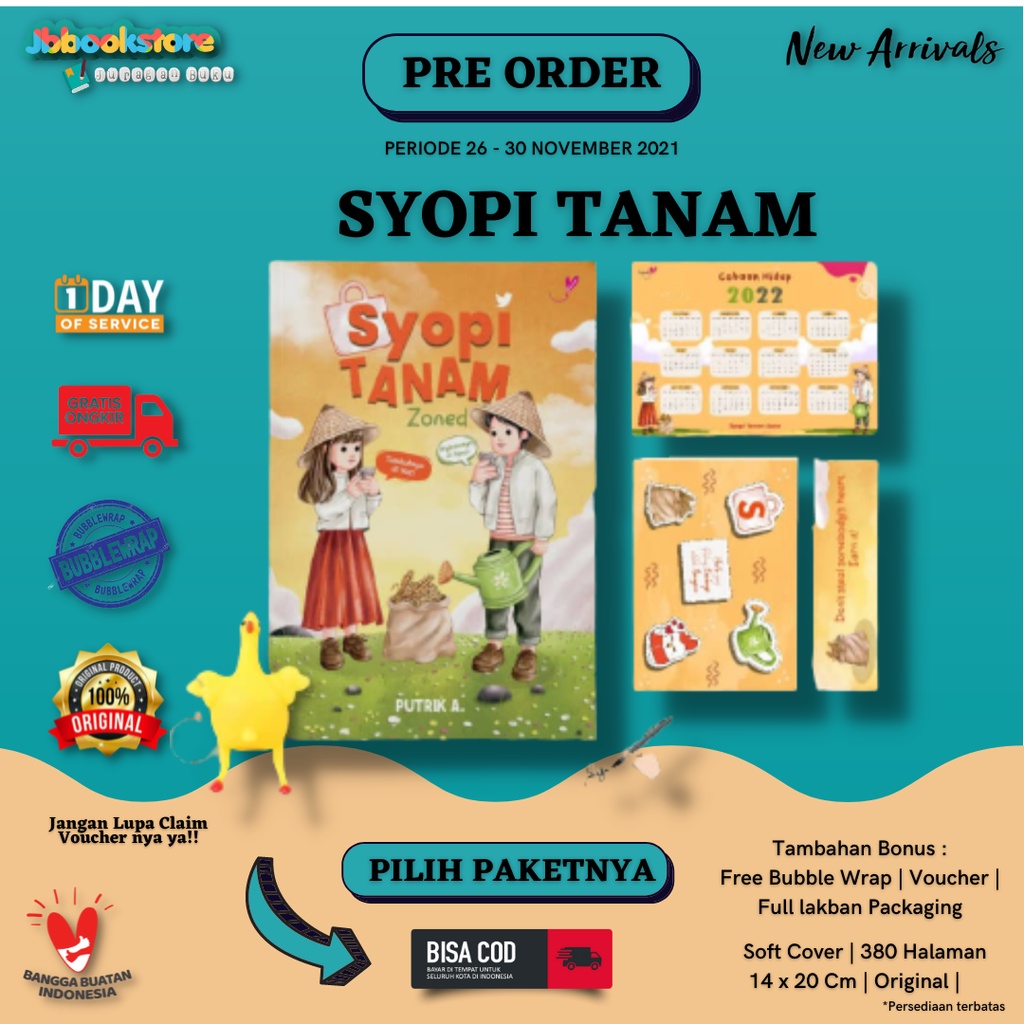 [ READY STOK ] Novel Syopi Tanam + TTD - Putrik A