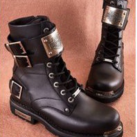 Sepatu boots cowok harley davidson